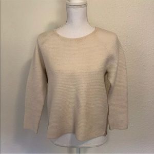 J. Crew Wool Sweater Size Medium Zipper Sides